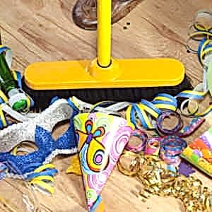 Deep cleaning services after party