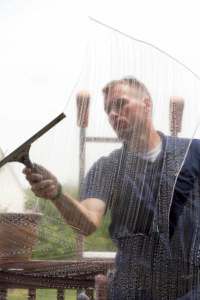 traditional window cleaning