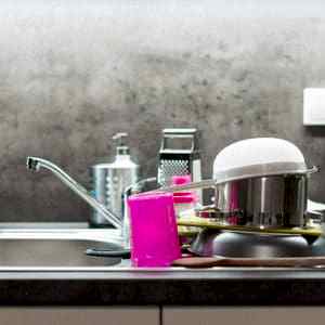domestic kitchen cleaning
